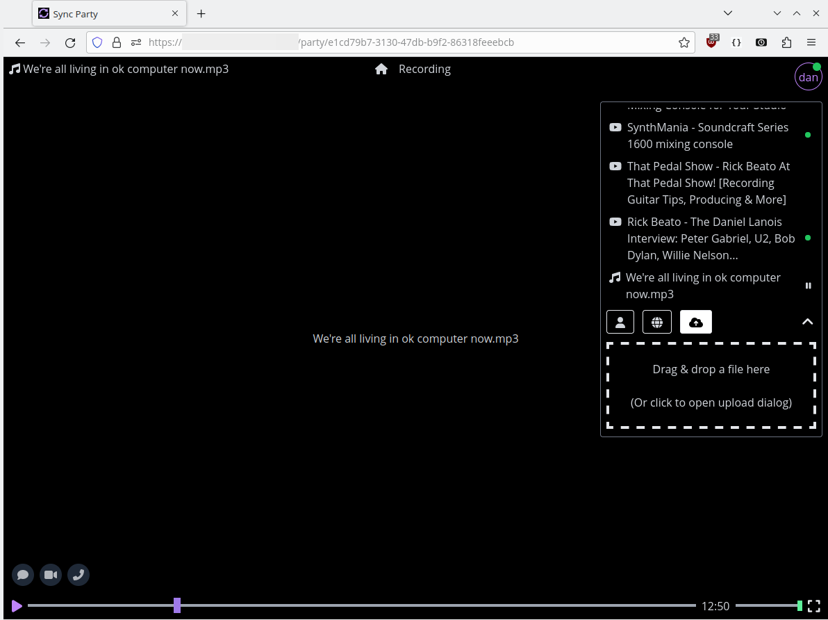Screenshot of JS2EEL on MacOS